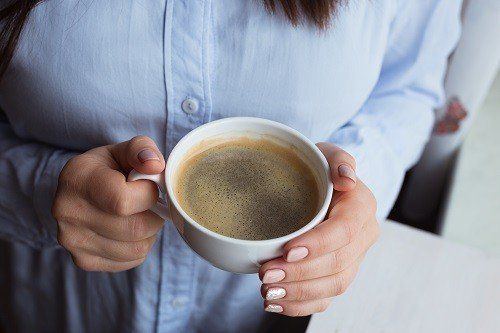 coffee stained teeth